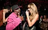 Flavor Flav and Taylor Swift attend the 2024 MTV Video Music Awards at UBS Arena on September 11, 2024 in Elmont, New York.