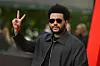 he Weeknd at the 'Mission: Impossible - The Final Reckoning' U.S. premiere held at Lincoln Center Fountain Plaza on May 18, 2025 in New York, New York.