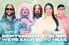 A photo collage of artists releasing albums in September 2025.