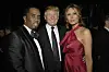 Sean Combs, Donald Trump and Melania Trump attend GUCCI and MADONNA host A NIGHT TO BENEFIT RAISING MALAWI AND UNICEF at the United Nations on February 6, 2008 in New York City.