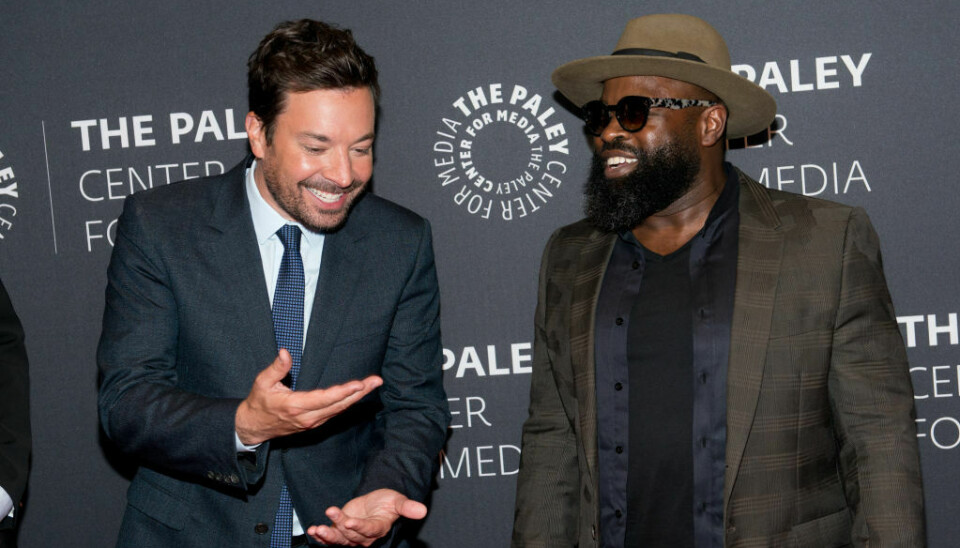 Jimmy Fallon and Tariq Trotter attend an evening with 'The Tonight Show starring Jimmy Fallon' at The Paley Center for Media on June 7, 2017 in New York City. Jimmy Fallon and Tariq Trotter attend an evening with 'The Tonight Show starring Jimmy Fallon' at The Paley Center for Media on June 7, 2017 in New York City.
