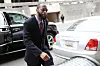 Pras Michel arrives at U.S. District Court on March 31, 2023 in Washington, DC. Michel is on trial for his alleged participation in a campaign finance conspiracy.