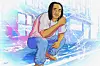 A photo illustration of Max B in jeans and t shirt.