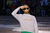 Pharrell Williams the runway during the Louis Vuitton Menswear Spring/Summer 2026 show as part of Paris Fashion Week on June 24, 2025 in Paris, France.