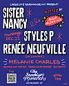 A promotional poster for sister nancy and styles p