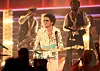 Bruno Mars of Silk Sonic performs onstage at the 64th Annual Grammy Awards held at the MGM Grand Garden Arena on April 3rd, 2022 in Las Vegas, Nevada.