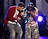 Drake and Lil' Wayne onstage at the 2009 BET Awards at the Shrine Auditorium on June 28, 2009 in Los Angeles, California.