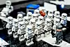 A Lego model of Storm Troopers from Star Wars on display during Bricktastic at Manchester Central on February 21, 2026 in Manchester, England. Bricktastic is hosting exhibitors from around the world showcasing LEGO creations.