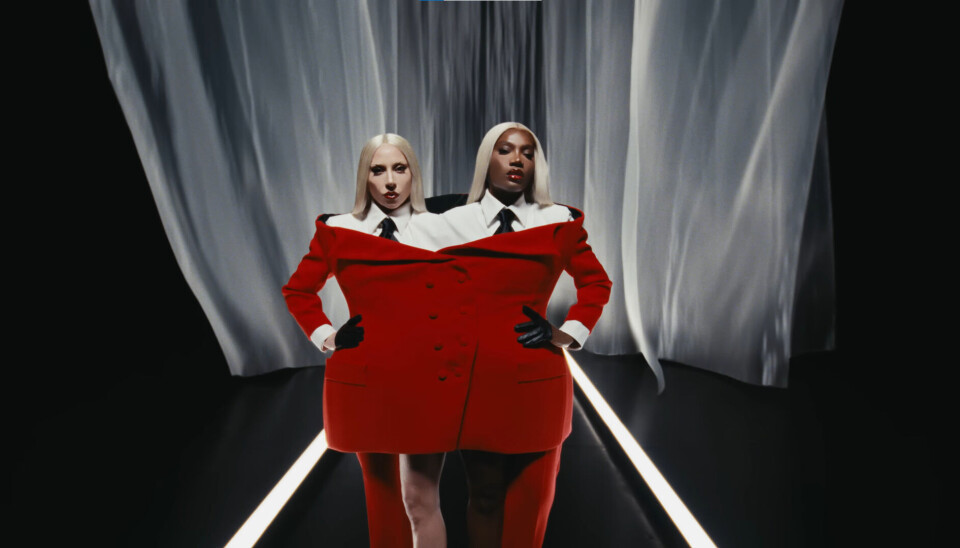 lady gaga two in one dress Silver Lady Gaga Two Piece Satin Dress Sexy Sleek Prom Celebrity Eveni Hoprom