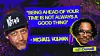 Graphic featuring two portraits, a large quote, and the name Michael Holman with a Donwill label.