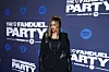 Tyra Banks stands in front of FanDuel and Spotify event signage at a party in San Francisco.