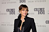 Halle Berry poses on the red carpet in a black blazer at the 'Crime 101' world premiere.