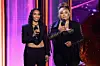 Tionne “T-Boz” Watkins and Rozonda “Chilli” Thomas speak onstage during the 2023 iHeartRadio Music Awards at Dolby Theatre in Los Angeles, California on March 27, 2023.