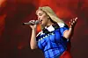 Jorja Smith performs on the Main Stage during day two of Leeds Festival 2024 at Bramham Park on August 24, 2024 in Leeds, England.