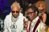 Future and Young Thug attend Gunna 'Drip or Drown 2' album release party at Compound on February 24, 2019 in Atlanta, Georgia.