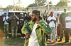 Kendrick Lamar dances during the music video shoot for 'Not Like Us' at Nickerson Gardens on Saturday, June 22, 2024 in Watts, CA.