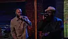 Common and Black Thought performing their new single with The Roots on The Tonight Show.