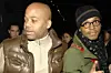 Damon Dash and Lupe Fiasco attend Y-3 Fall 2008 during Mercedes-Benz Fashion Week at Bryant Park on February 3, 2008 in New York City.