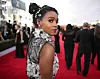 Janelle Monae grey dress