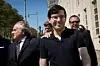 Lead defense attorney Benjamin Brafman walks with former pharmaceutical executive Martin Shkreli after the jury issued a verdict at the U.S. District Court for the Eastern District of New York, August 4, 2017 in the Brooklyn borough of New York City.