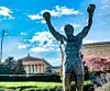 traveling to philadelphia rocky statue