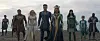 Screenshot of the Eternals team from the final trailer for the upcoming Marvel film.