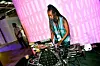 Black professionals DJ spinning