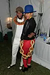 Erykah Badu & Yasiin Bey backstage at AfroPunk Festival 2012