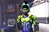 Lucio from Overwatch posing for a photo.