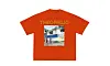 Theophilio Crystal Logo Brothers Tee Orange