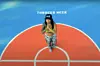 Female rapper vel nine out on a basketball court