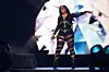 Trina performs during the Hip Hop 50 Live concert, marking the 50th anniversary of the birth of hip hop, at Yankee Stadium in the Bronx borough of New York City on August 11, 2023.