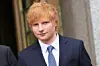 Musician Ed Sheeran leaves after the first day of his copyright-infringement trial at Manhattan Federal Court on April 25, 2023 in New York City (Michael M. Santiago/Getty Images).