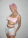 Doja Cat with pink hair