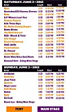 tentative schedule/set times for Roots Picnic 2012