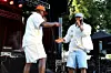 Common and Pete Rock perform at Herbert Von King Park on July 14, 2024 in New York City.