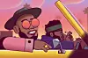 illustrated anderson paak and knxwledge who is holding a cigarette