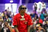 Soulja Boy performs during halftime of the BET Experience celebrity basketball game on June 29, 2024 in Los Angeles, California.