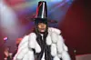American singer-songwriter Erykah Badu performs on stage during Another Badu Birthday Bash concert at The Factory in Deep Ellum on February 24, 2023 in Dallas, Texas.