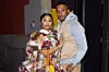 Nicki Minaj and husband Kenneth Petty seen at a Marc Jacobs NYFW event in Manhattan on February 12, 2020 in New York City.