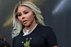 Lil' Kim during the Lovers & Friends music festival at the Las Vegas Festival Grounds on May 06, 2023 in Las Vegas, Nevada.
