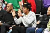 Celebrities at the los angeles clippers game