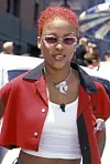 Rapper Eve attends the Second Annual MTV Rock and Bowl on July 15, 2000 at Universal Studios in Universal City, California.