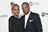 Mary J. Blige (L) and Kendu Isaacs attend the 24th Annual Elton John AIDS Foundation's Oscar Viewing Party at The City of West Hollywood Park on February 28, 2016 in West Hollywood, California.