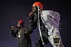 Andre 3000 and Big Boi of Outkast perform during the 2014 Coachella Valley Music And Arts Festival at The Empire Polo Club on April 18, 2014 in Indio, California.