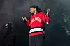 J. Cole performs during 2024 Dreamville Music Festival at Dorothea Dix Park on April 7, 2024 in Raleigh, North Carolina.