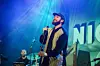 Nick Hakim opens for Fleet Foxes at Le Trianon on November 20, 2017 in Paris, France.