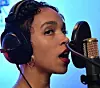 FKA Twigs Performs Live In Session At Maida Vale Studios With DJ Zane Lowe On BBC Radio 1.