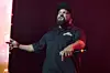 Ice Cube performs during the V101.1 Holiday Jam at Golden 1 Center on December 10, 2022 in Sacramento, California.
