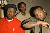 Little Brother members Phonte, 9th Wonder and Big Pooh attend their 'The Minstrel Show' album listening party at Studio Dante August 03, 2005 in New York City